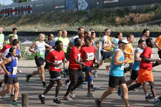 Insgesamt liefen mit den Trikots 157 Läuferinnen und Läufer in Stuttgart auf.