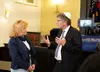 Prof. Barbara Traub und Landesbischof Ernst-Wilhelm Gohl in der Grossen Synagoge in Stuttgart