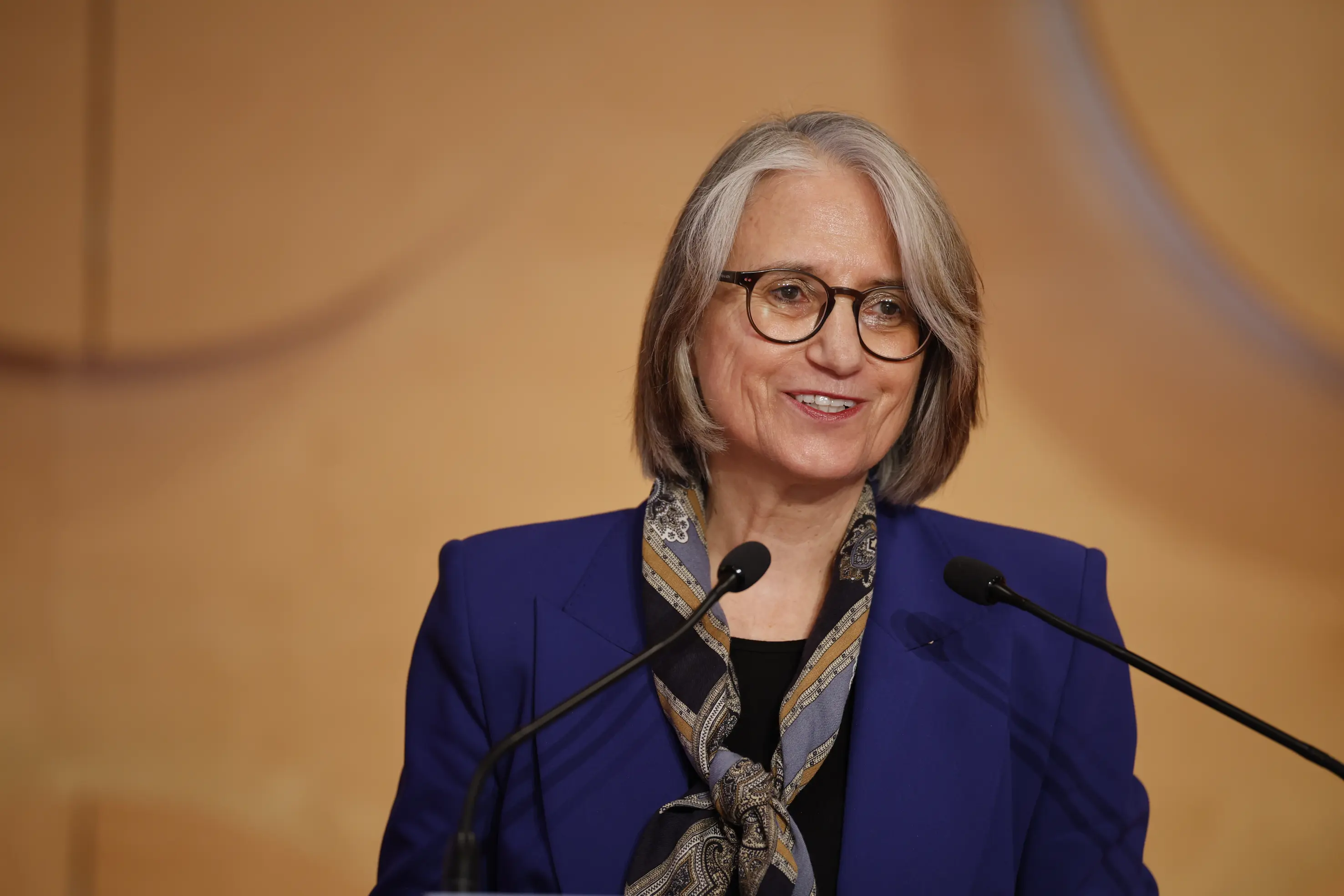 Oberkirchenrätin Prof. Dr. Annette Noller, Vorstandsvorsitzende des Diakonischen Werks Württemberg Herbsttagung der württembergischen evangelischen Landessynode im Hospitalhof.