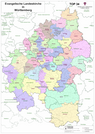 TOP 34 - Dekanatsplan - Landeskirchlicher Dekanatsplan 2030 - Landkarte