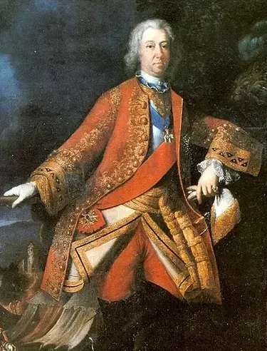 Herzog Eberhard Ludwig von Württemberg um 1720, von einem unbekannten Maler