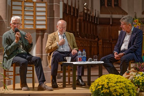 Gohl und Kretschmann bei der Langen Nacht der Demokratie