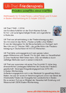 Flyer zum Ulli-Thiel-Friedenspreis 2022