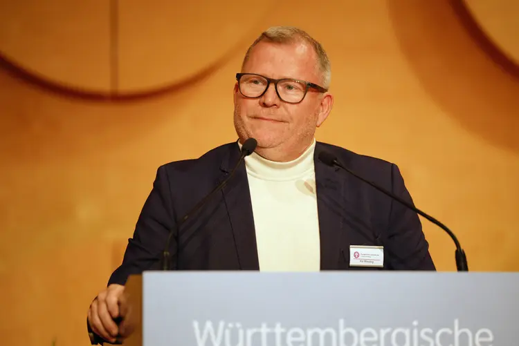 Kai Münzing, Vorsitzender des Ausschusses für Kirchen- und Gemeindeentwicklung Herbsttagung der württembergischen evangelischen Landessynode im Hospitalhof.