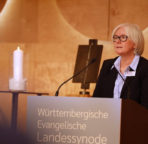 Synodalpräsidentin Sabine Foth 