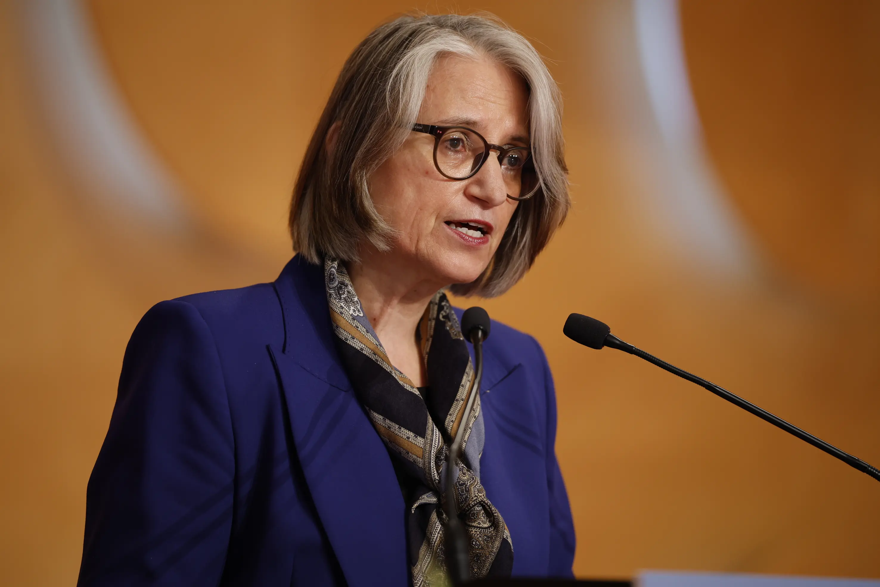 Oberkirchenrätin Prof. Dr. Annette Noller, Vorstandsvorsitzende des Diakonischen Werks Württemberg Herbsttagung der württembergischen evangelischen Landessynode im Hospitalhof.