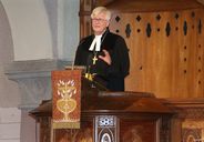 Heinrich Bedford-Strohm predigt zu 75 Jahre Stuttgarter Schulderklärung in der Stuttgarter Markuskirche.