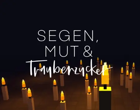 Auf der Seite „Prüfungslicht“ kann man eine digitale Kerze anzünden und ein persönliches Anliegen hinterlassen.