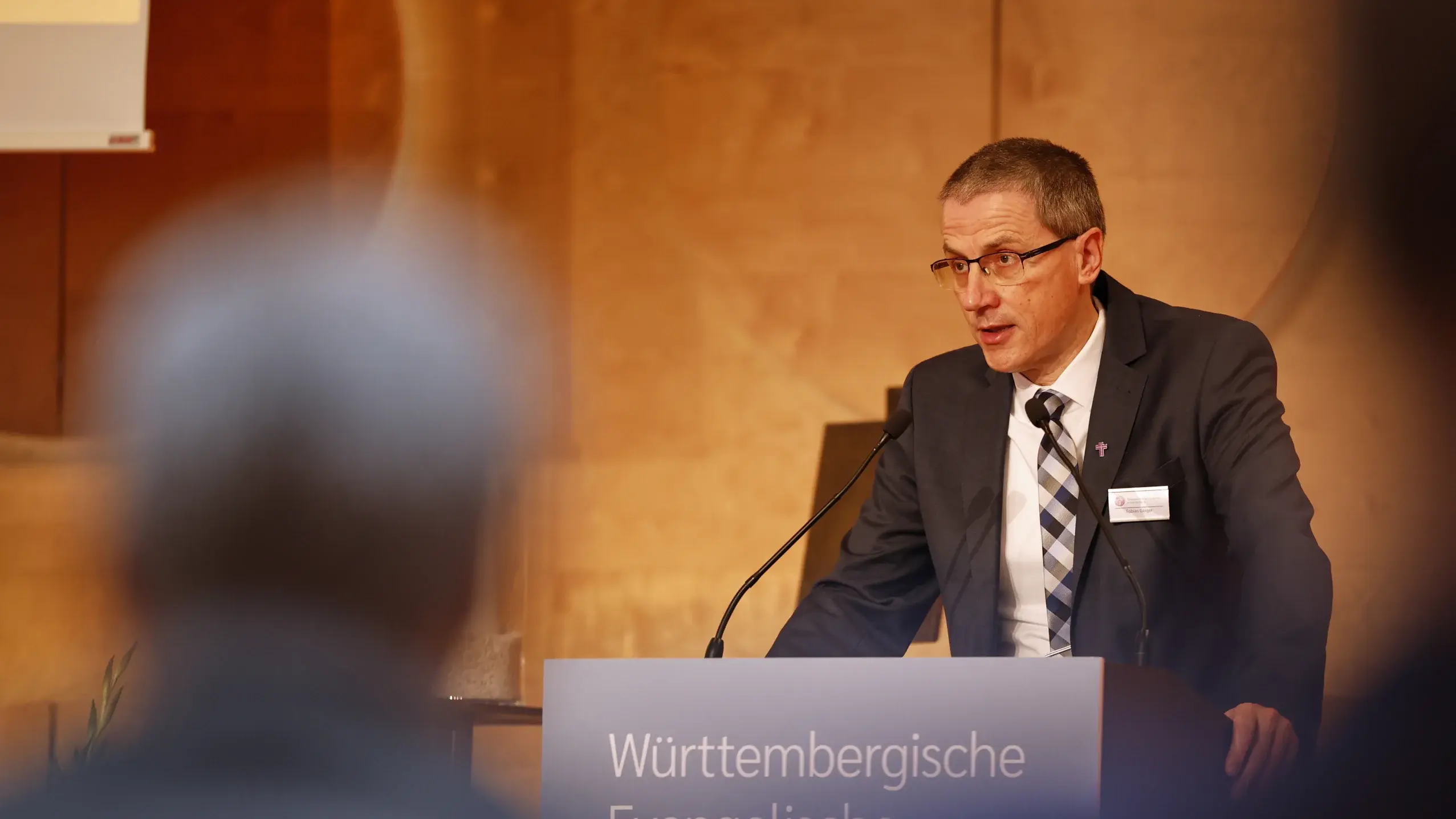 Herbsttagung der württembergischen evangelischen Landessynode im Hospitalhof.