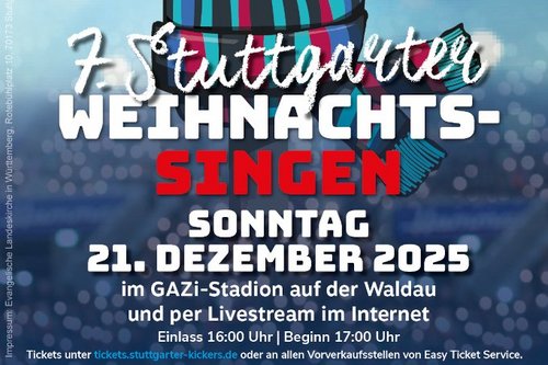 7. Weihnachtssingen im GAZi-Stadion
