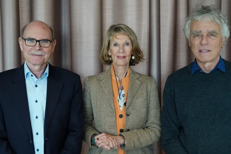 Die Mitglieder der Anerkennungskommission: Thomas Dörr, Prof. Dr. Birgit Meyer, Stephen Church (v.l.n.r.)