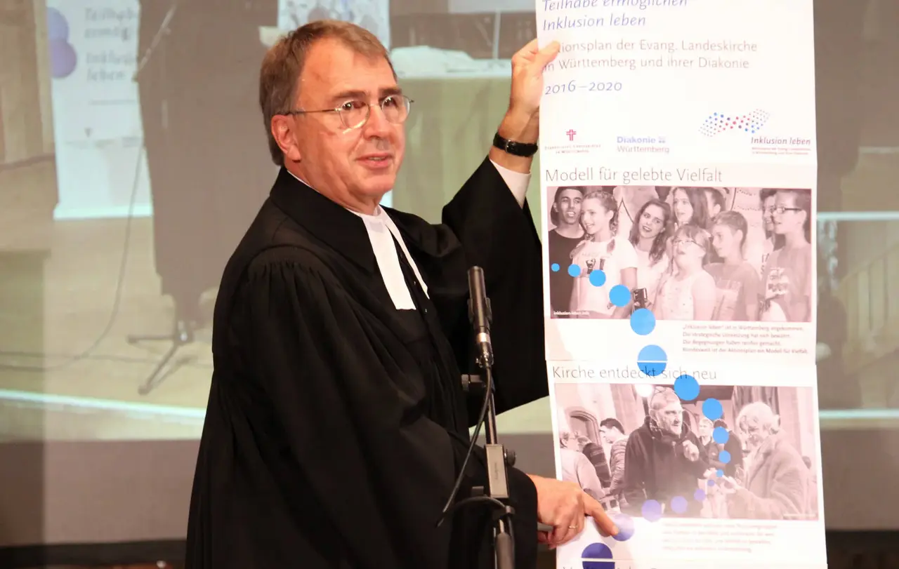 Aktionsplan Inklusion Abschlussgottesdienst Dieter Kaufmann Foto Wolfram Keppler