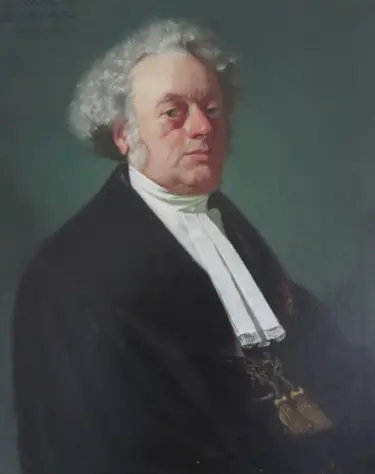 Ferdinand Christian Baur Emil Kornbeck: Porträt des Ferdinand Christian Baur, 1856, Öl auf Leinwand, 74,8 x 60,7 cm, Museum der Universität Tübingen MUT,
Sammlung Akademischer Porträts, Inv.-Nr. MUT-Pg-97-012.