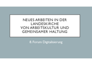 Stefan Werner: Vortrag beim 8. Forum Digitalisierung in der Landeskirche am 29. Oktober 2021