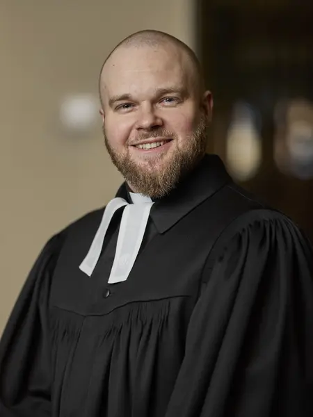 Pfarrer Samuel Raiser, Ordinationsfeier in der Stiftskirche Stuttgart in Februar 2025