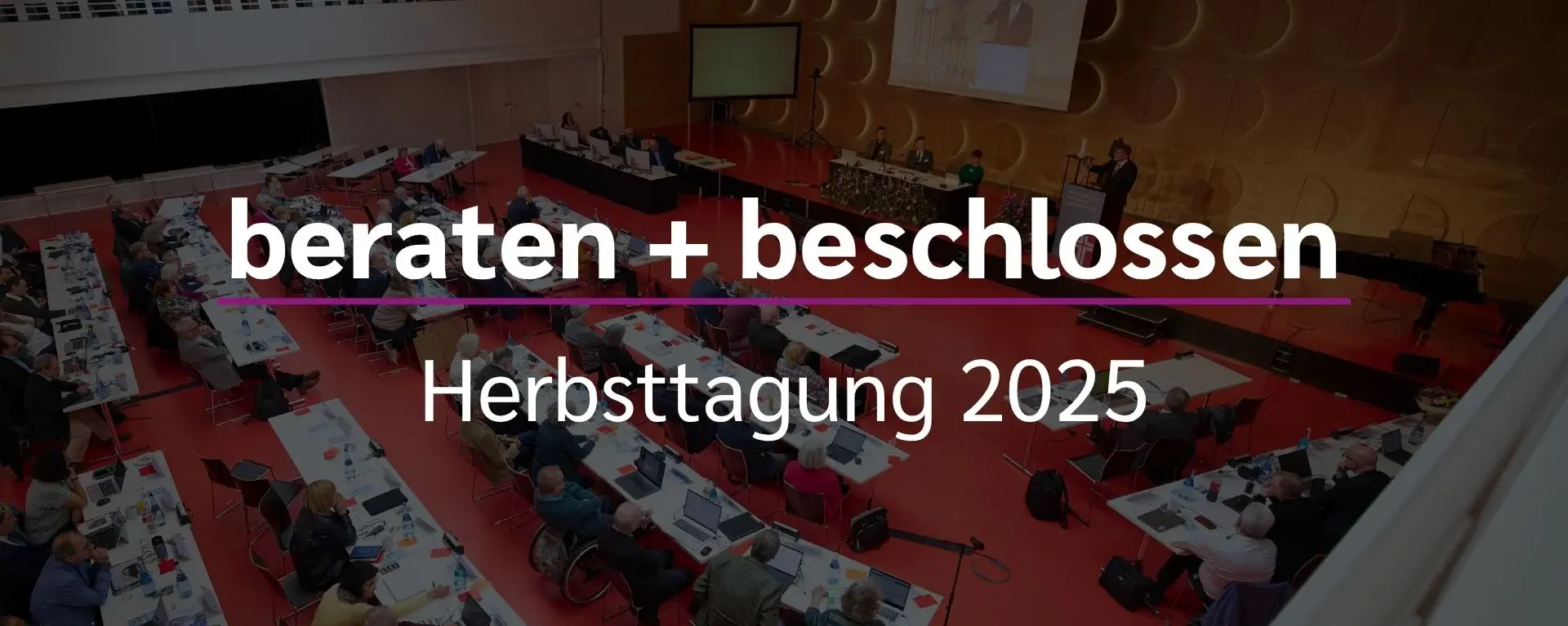 Herbsttagung der Landessynode im Evangelischen Bildungszentrum Hospitalhof Stuttgart