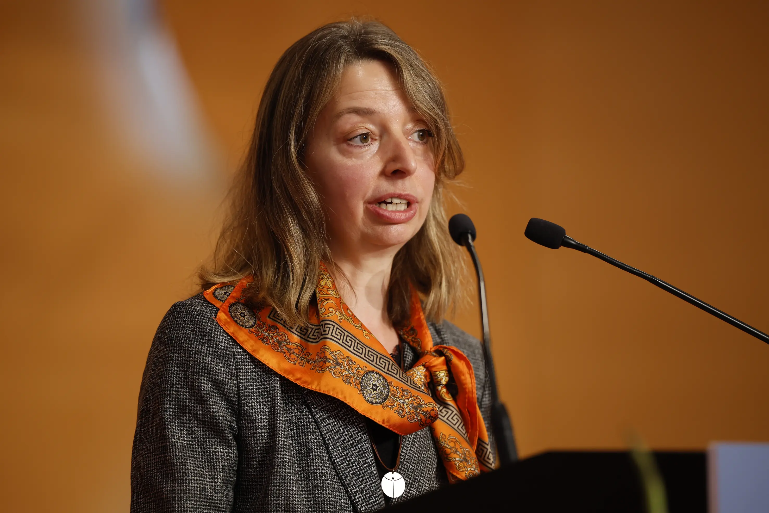 Nadine Bernecker, Referentin Bezirksdiakonie im Diakonischen Werk Württemberg Herbsttagung der württembergischen evangelischen Landessynode im Hospitalhof.