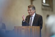 Ernst-Wilhelm Gohl bei der Feier seines 60. Geburtstag Leonhardskirche Stuttgart