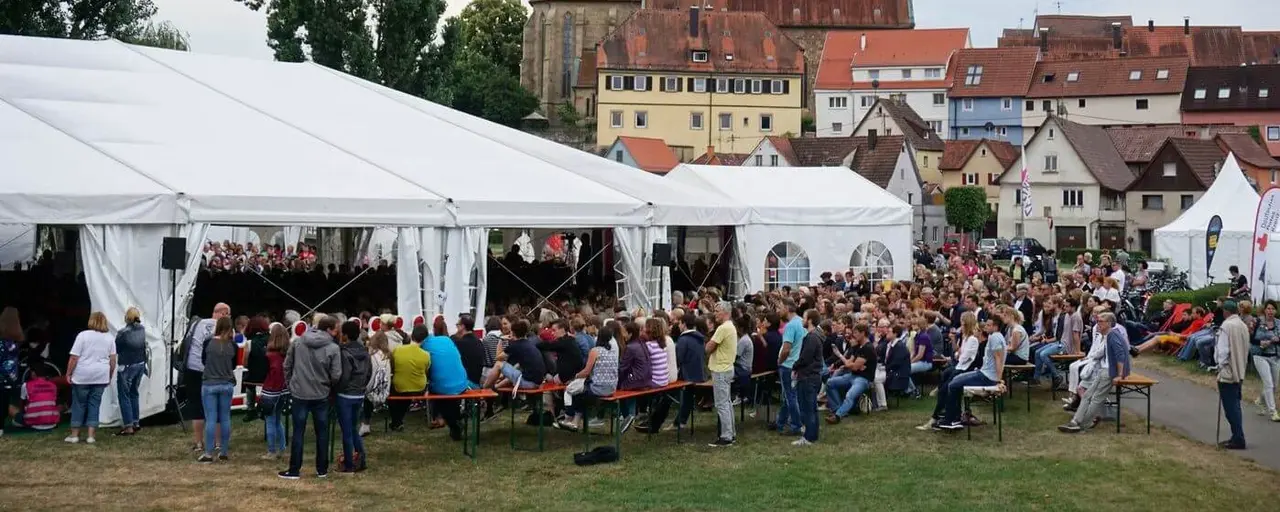 Zeltkirche in Lauffen 2016