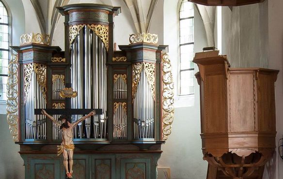 Die Orgel der Martinskirche. 