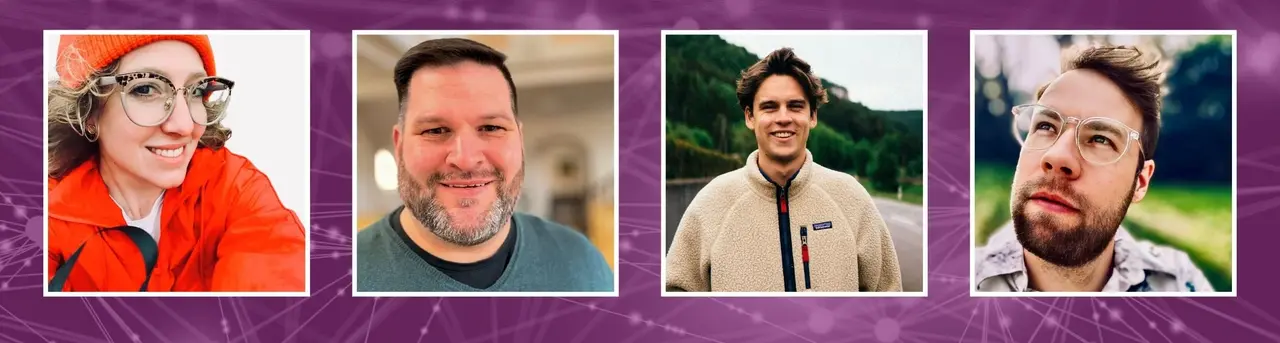 V.l.n.r: Maria Casado-Bernert, Sven Grewis, Maximilian Lang und Maximilian Weber-Weigelt