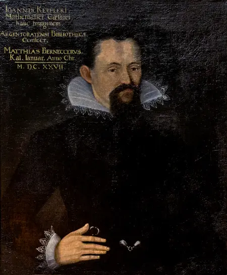 Johannes Kepler (1620), Gemälde im Thomasstift, Straßburg.