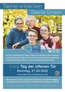 Flyer zum Tag der offenen Tür am Evangelischen Seminar Blaubeuren