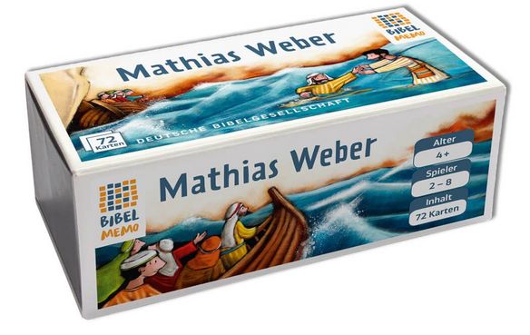 Das Bibel-Memory mit Bildern des Illustrators Mathias Weber.