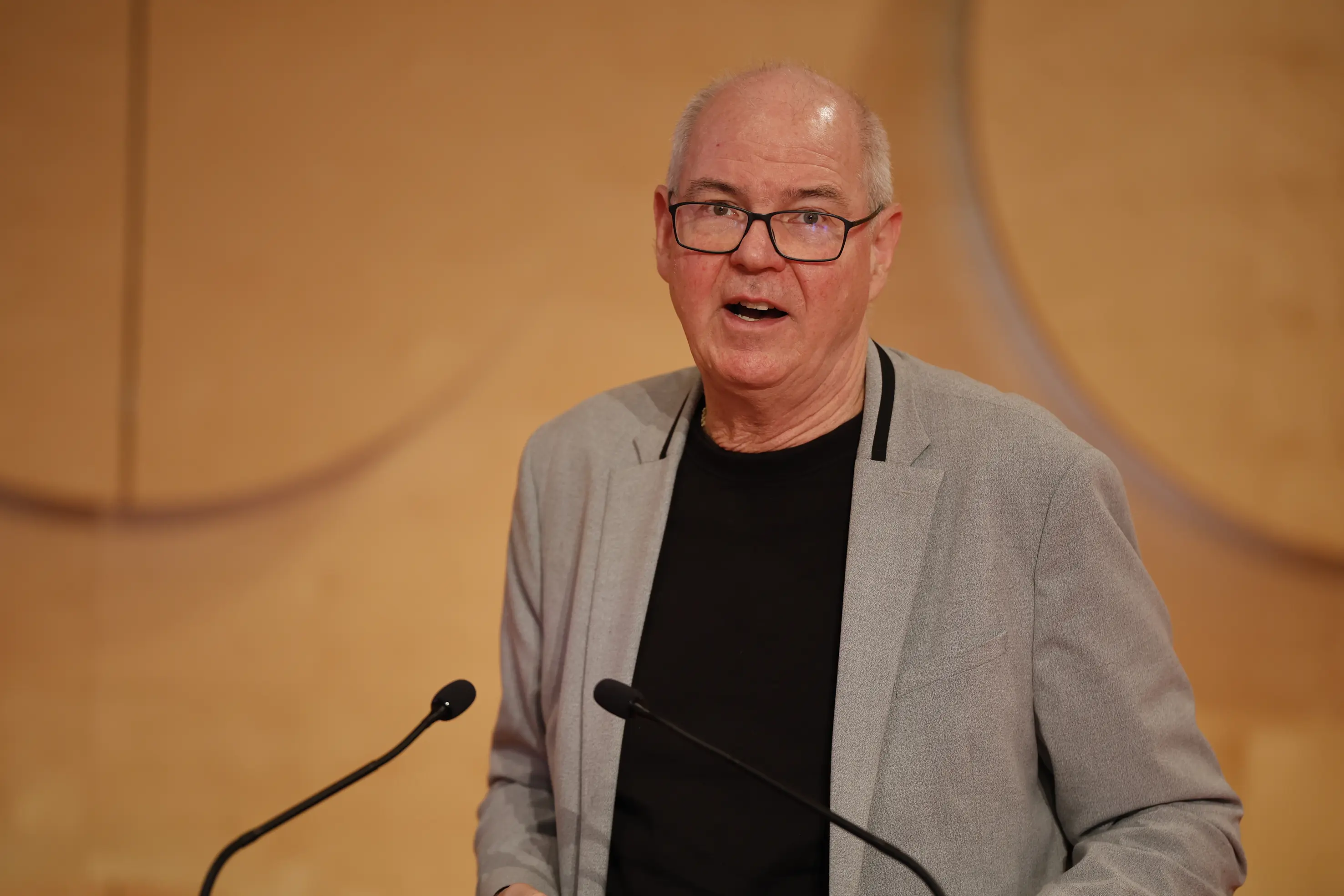 Holger Fuhrmann, Referent Arbeitslosenhilfe im Diakonischen Werk Württemberg Herbsttagung der württembergischen evangelischen Landessynode im Hospitalhof.