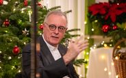 TV-Dreh Weihnachten zuhause 2021 Landesbischof Frank Otfried July