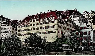 Gemälde vom Evangelischen Stift Tübingen (entstanden vor 1905)