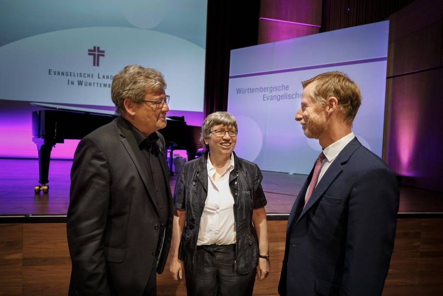 Das Präsidium der Landessynode