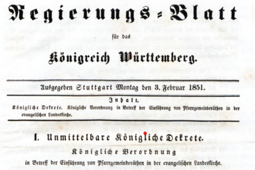 Gedenktag: Zum 175. Jahrestag der Einführung von Pfarrgemeinderäten
