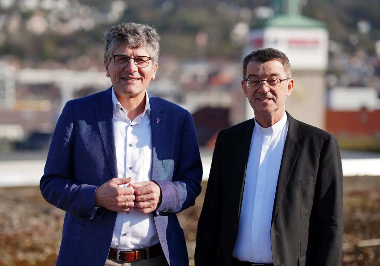 Landesbischof Ernst-Wilhelm Gohl und Bischof Dr. Klaus Krämer