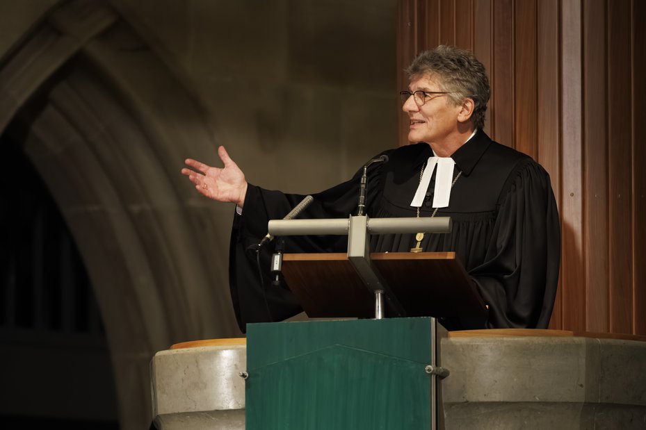 Landesbischof Ernst-Wilhelm Gohl in der Stiftskirche Stuttgart