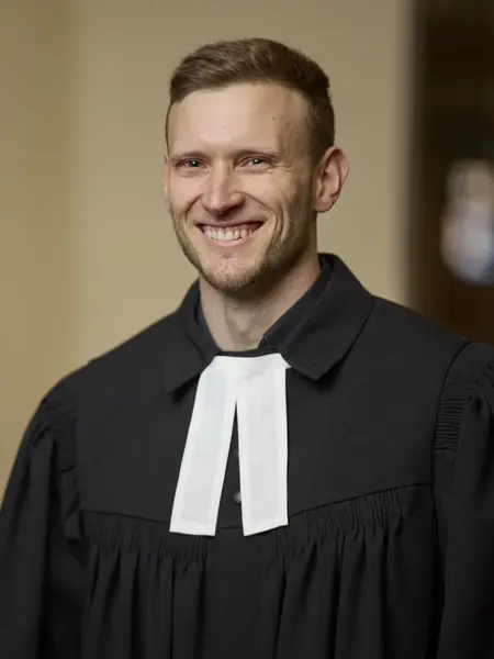 Pfarrer Pascal Franke, Ordinationsfeier in der Stiftskirche Stuttgart in Februar 2025